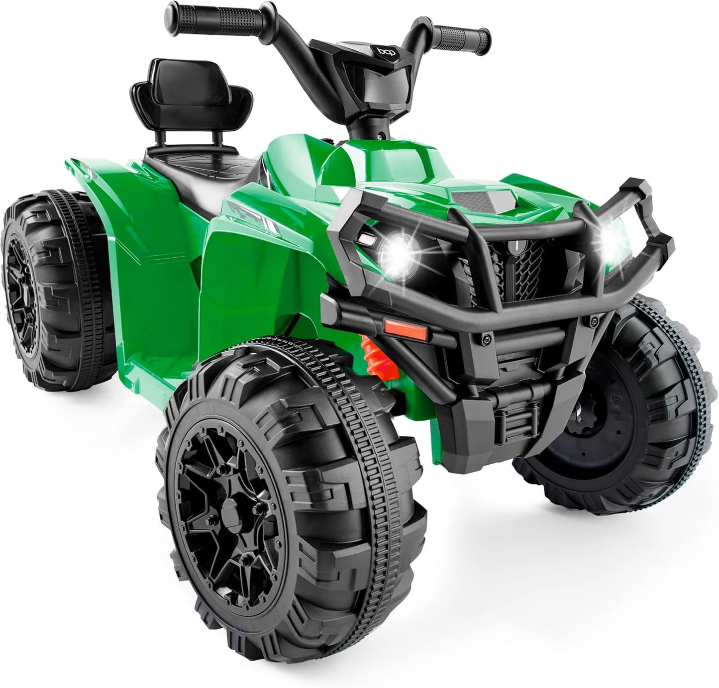 Best Choice Products 12V Kids Ride-On Electric ATV, 4-Wheeler Quad Car Toy w/Bluetooth Audio, 2.4mph Max Speed, Treaded Tires, LED Headlights, Radio