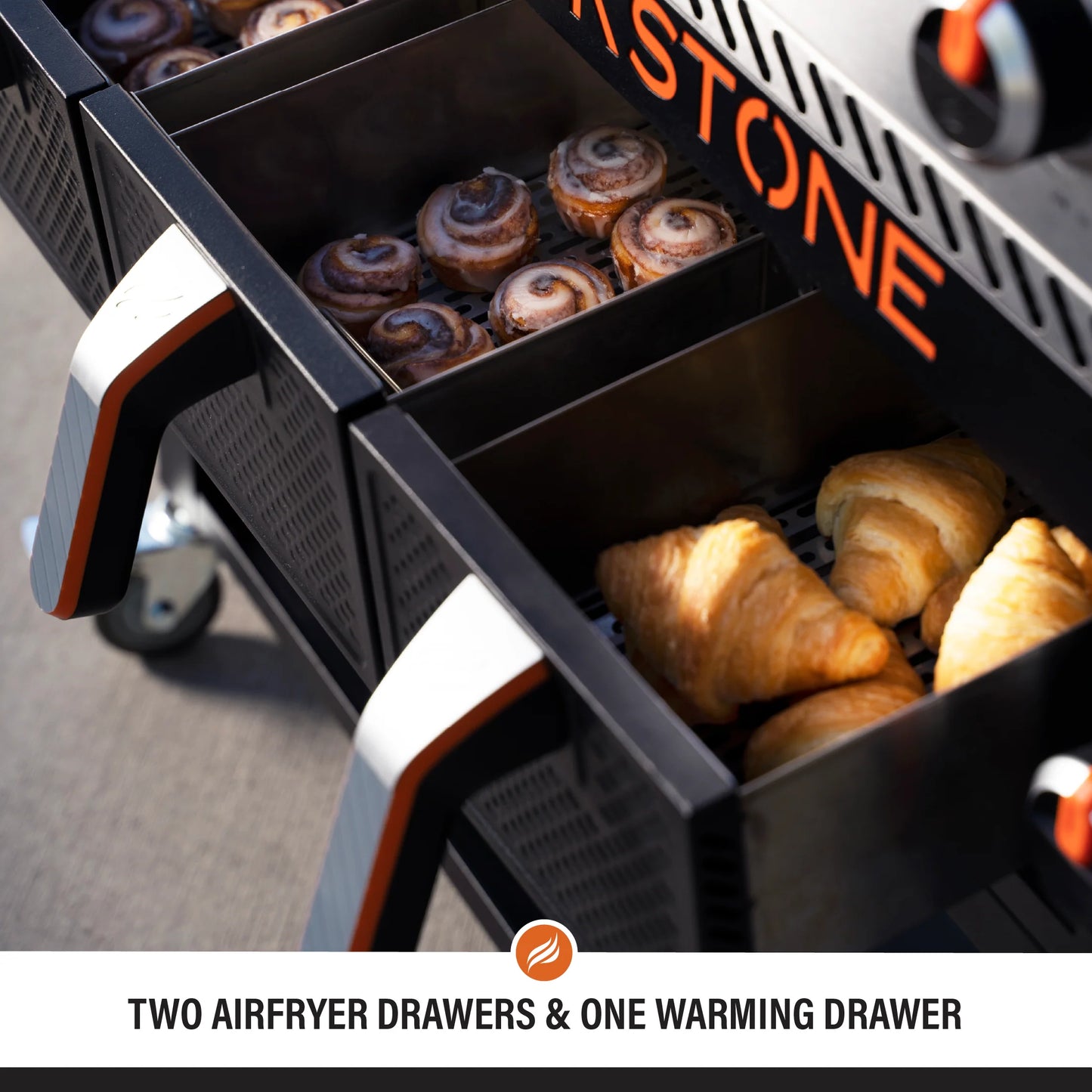 Blackstone 4-Burner 36" Propane Griddle with Air Fryer and Hood