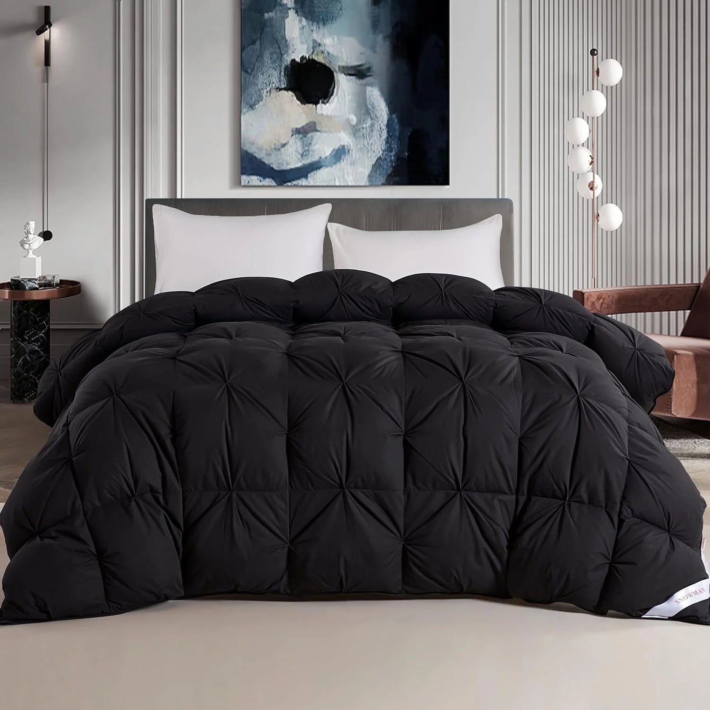 Premium Down Comforter 3D Baffle Box Design