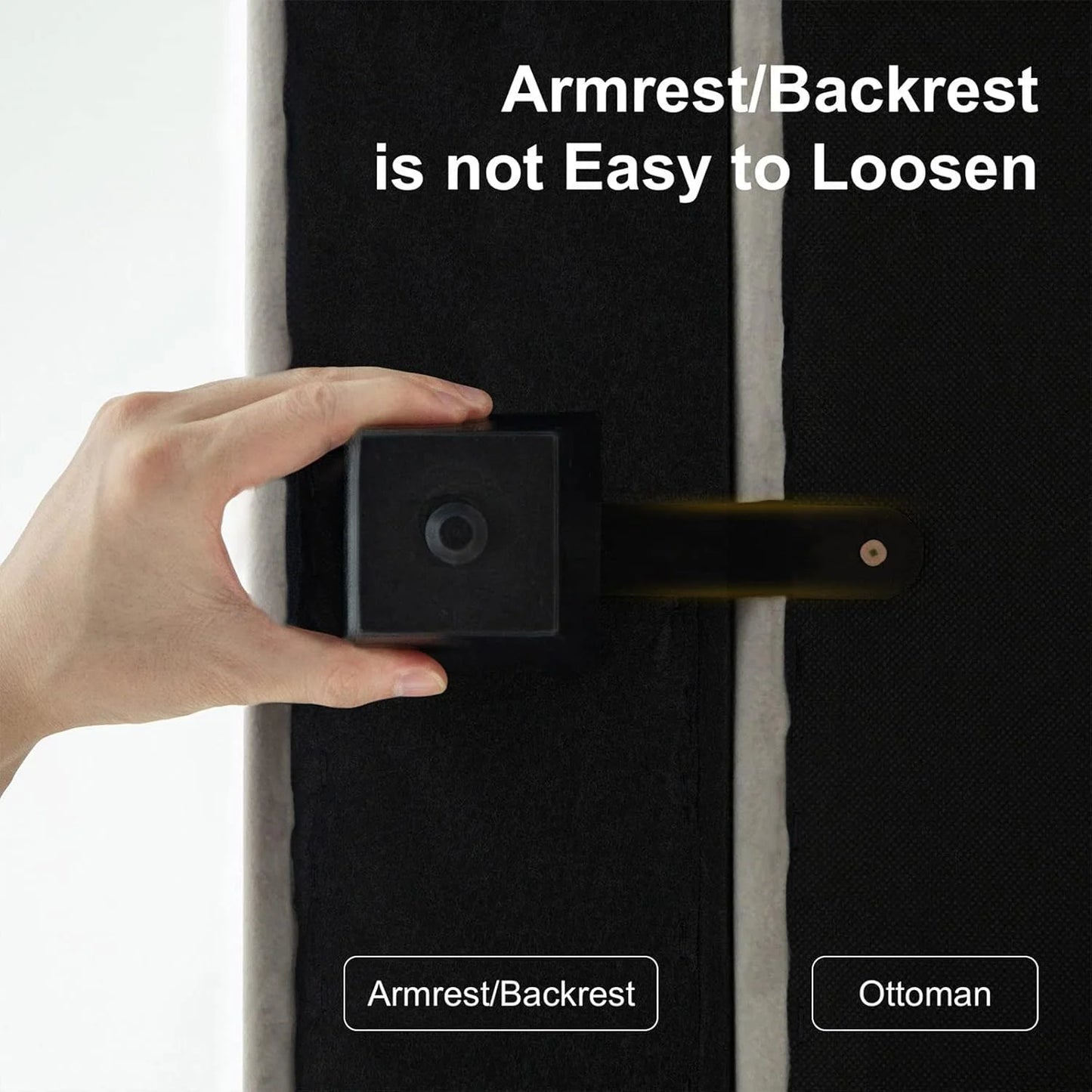 Belffin Modular Sectional Sofa with Ottomans Velvet Reversible Sleeper Chaise Bed Storage Seat Black