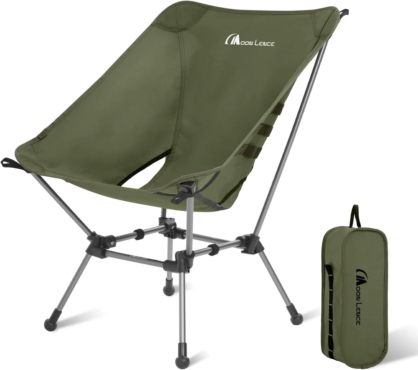 Portable Camping Chair Plus Folding Chair for Backpacking and Hiking