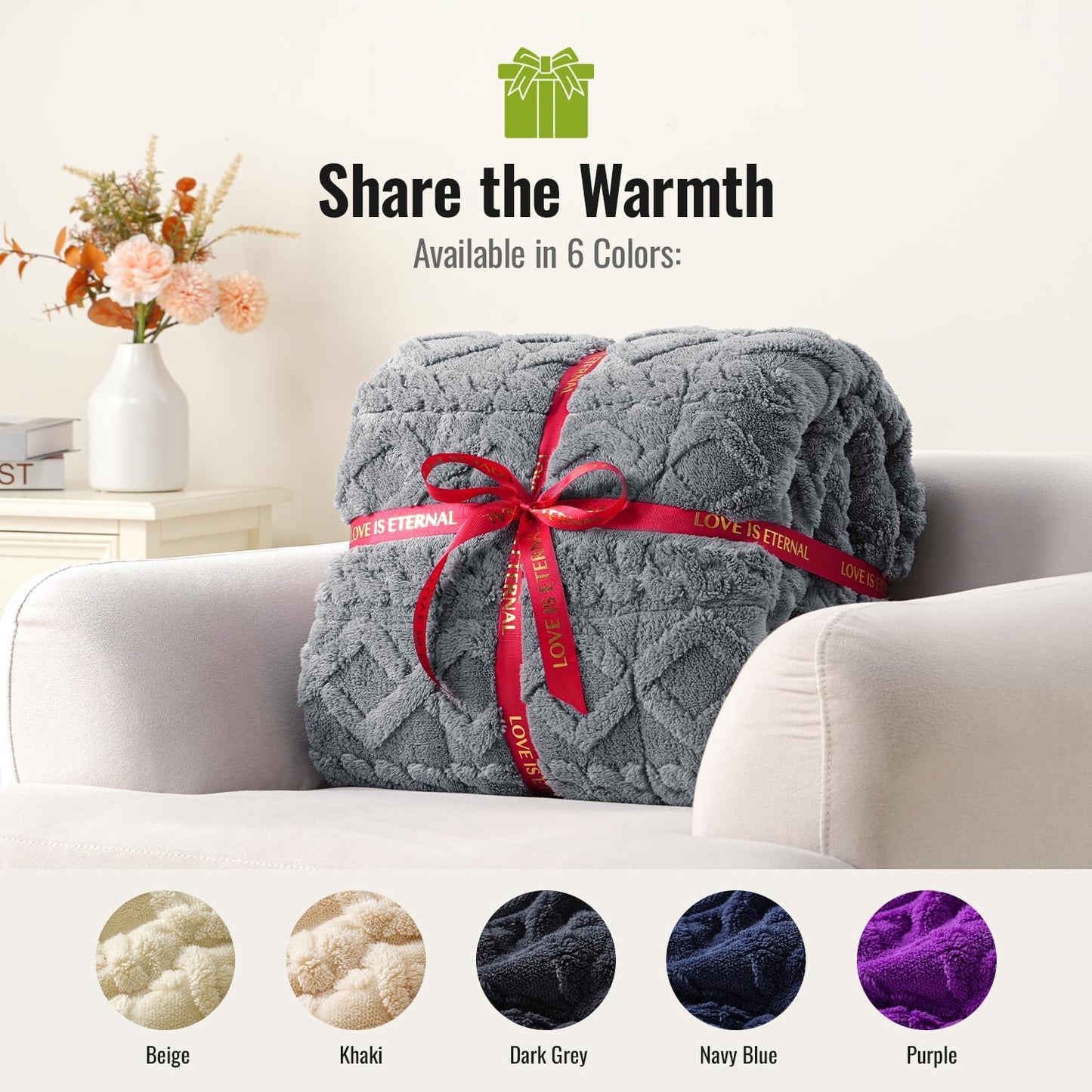 Weighted Blanket for Adults Queen Size 15lbs 60x80 inches