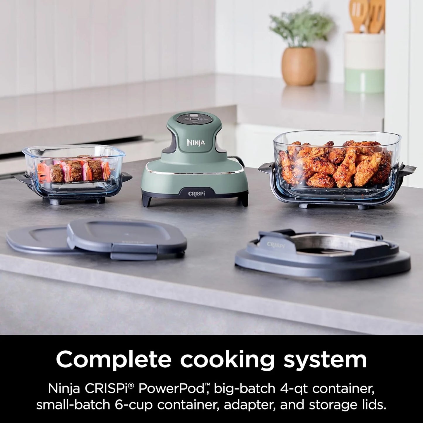 Crispi Air Fryer Microwave Freezer & Dishwasher Safe