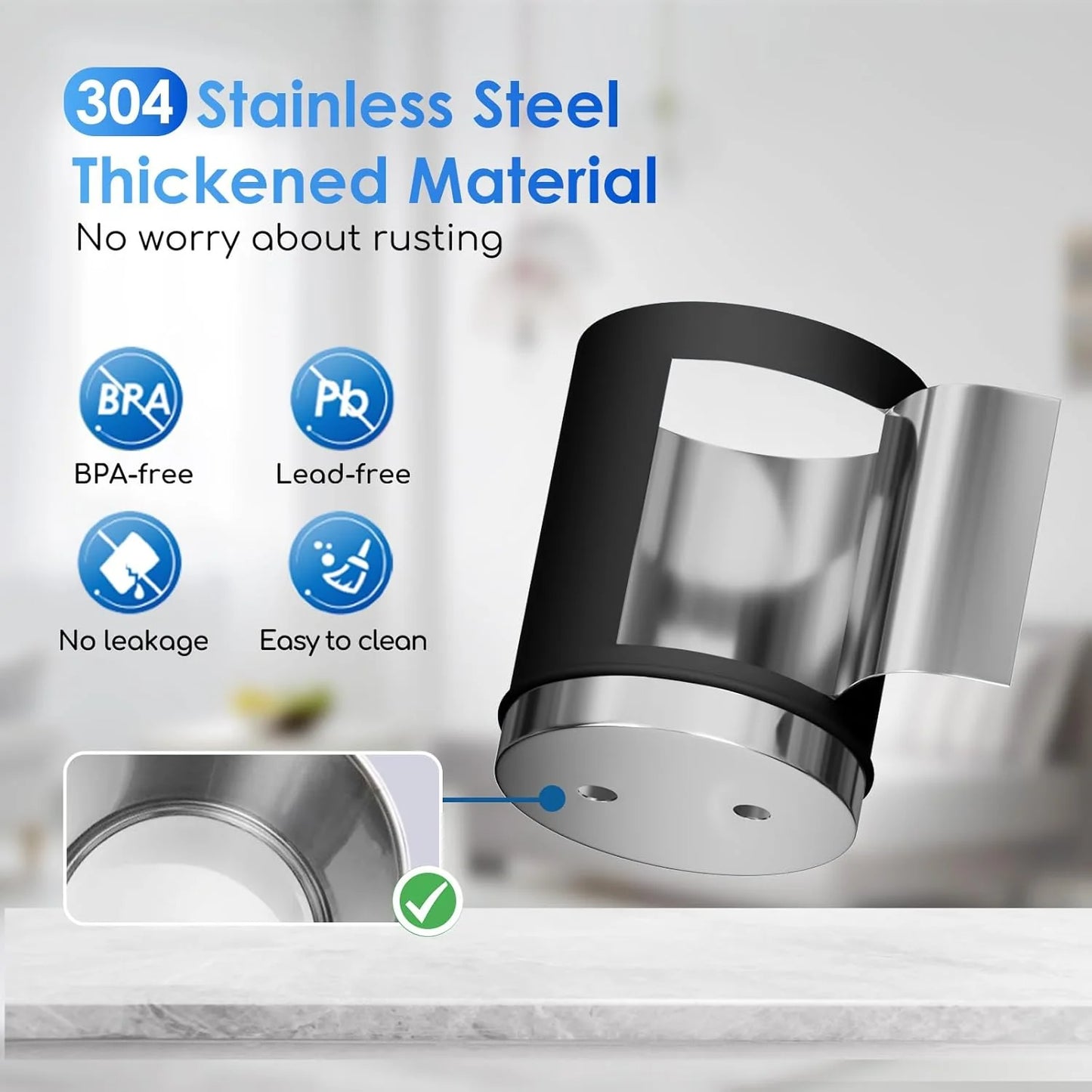 Purewell three-stage 0.01μm ultrafiltration gravity water filtration system 304