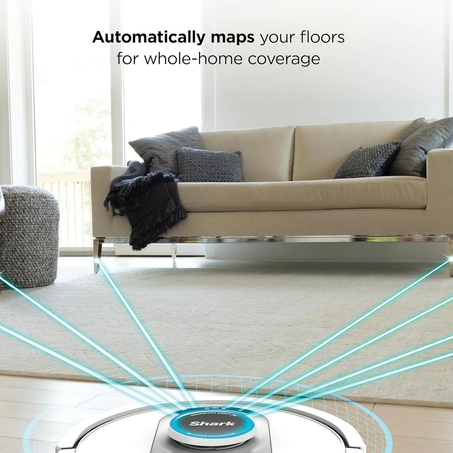 Robotic vacuum cleaner Voice Control Robot Vacuum with Matrix Clean Navigation, Home Mapping, 60-Day Capacity, XL Self-Empty Base for Homes with Pets, Carpet & Hard Floors