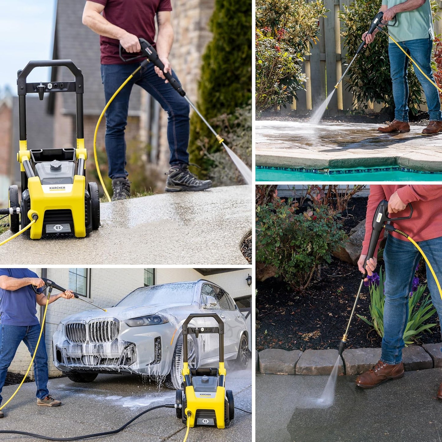 Kärcher Pressure Washer K1700 3 nozzles, detergent box