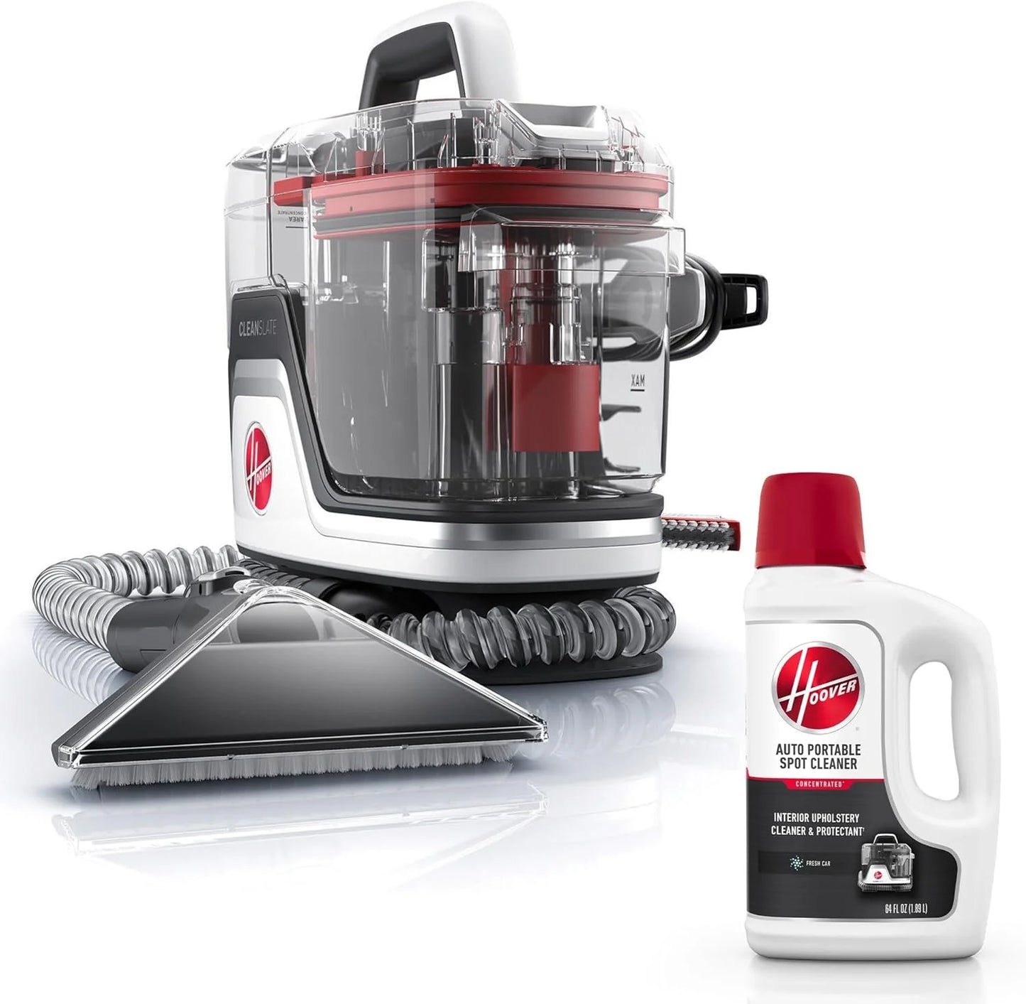 Hoover CleanSlate Plus Portable Carpet & Upholstery Spot Cleaner with Powerful Suction and Multiple Tools