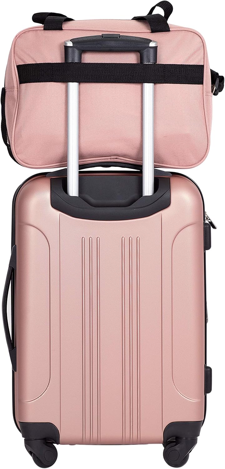 Hardside Travel Luggage, Lilac, Set of 4
