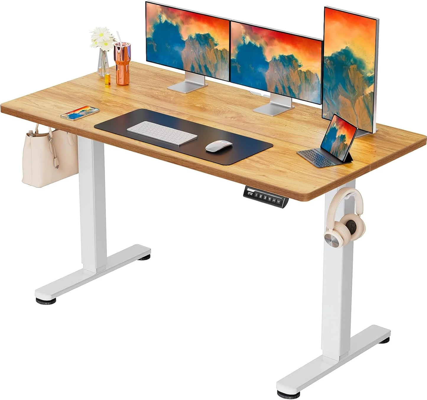 Height Adjustable Electric Standing Desk 47.2 x 23.6 Inches
