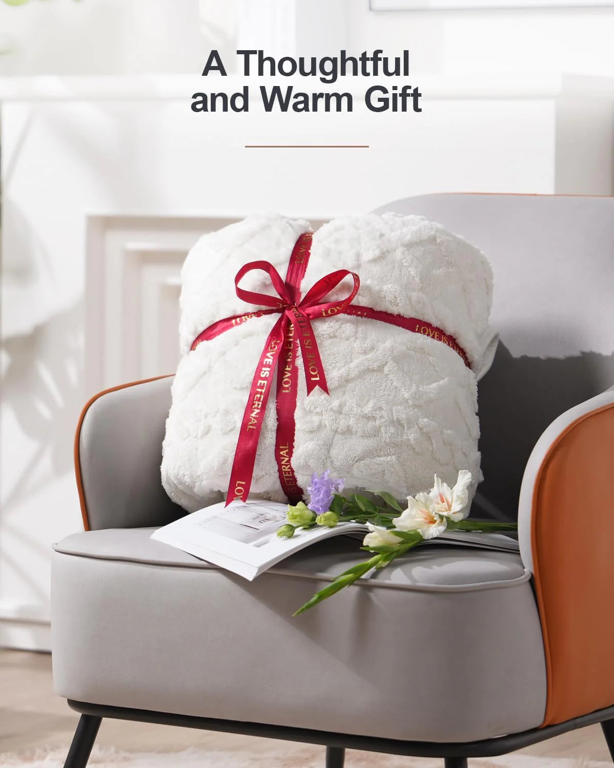 Sherpa Fleece Weighted Blanket 15 lbs 60"x 80"