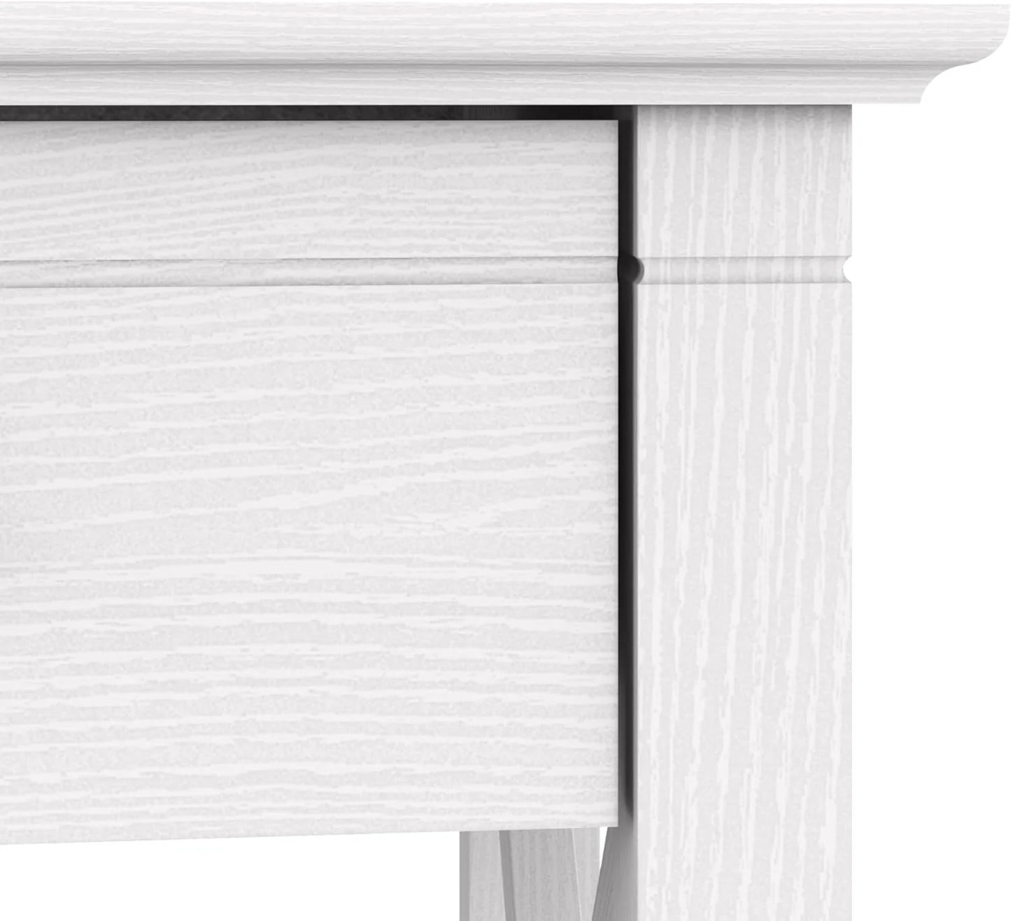 Key West Small End Table with Storage Modern Farmhouse Accent Shelf