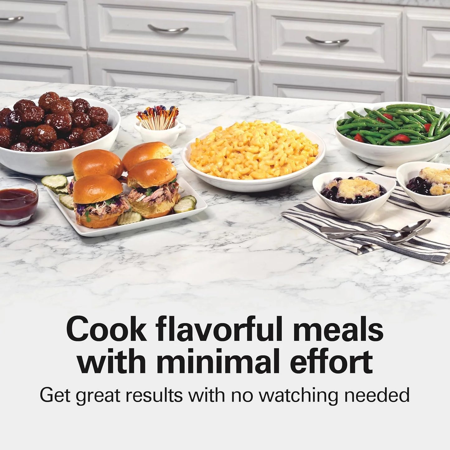 Slow Cooker, Extra Large 10 Quart, Stay or Go Portable With Lid Lock