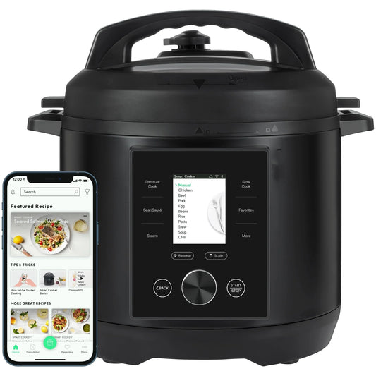 Smart Pressure Cooker 10 Cooking Functions & 18 Features, Built-in Scale