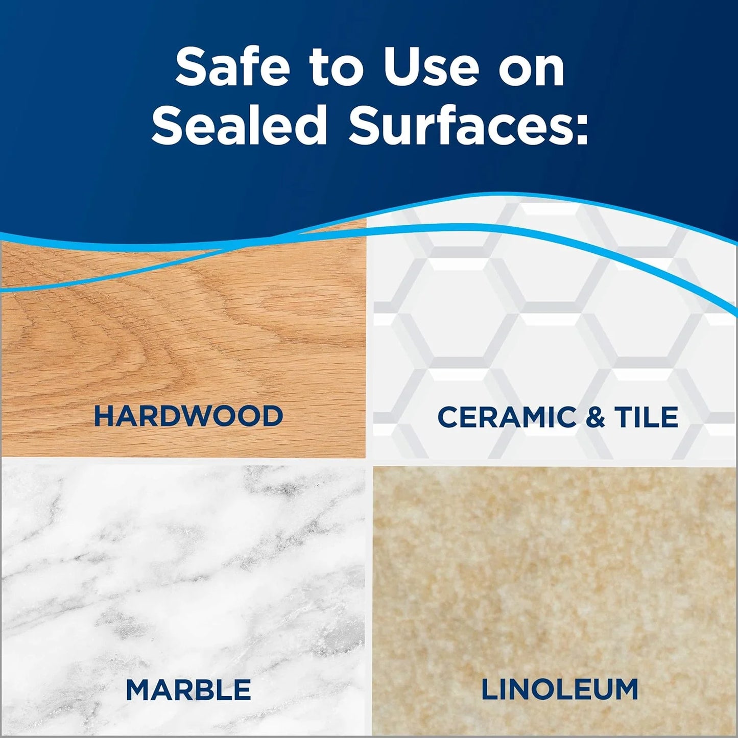 Steam Mop, Steamer, Tile, Hard Wood Floor Cleaner, 1806, Sapphire Powerfresh Deluxe