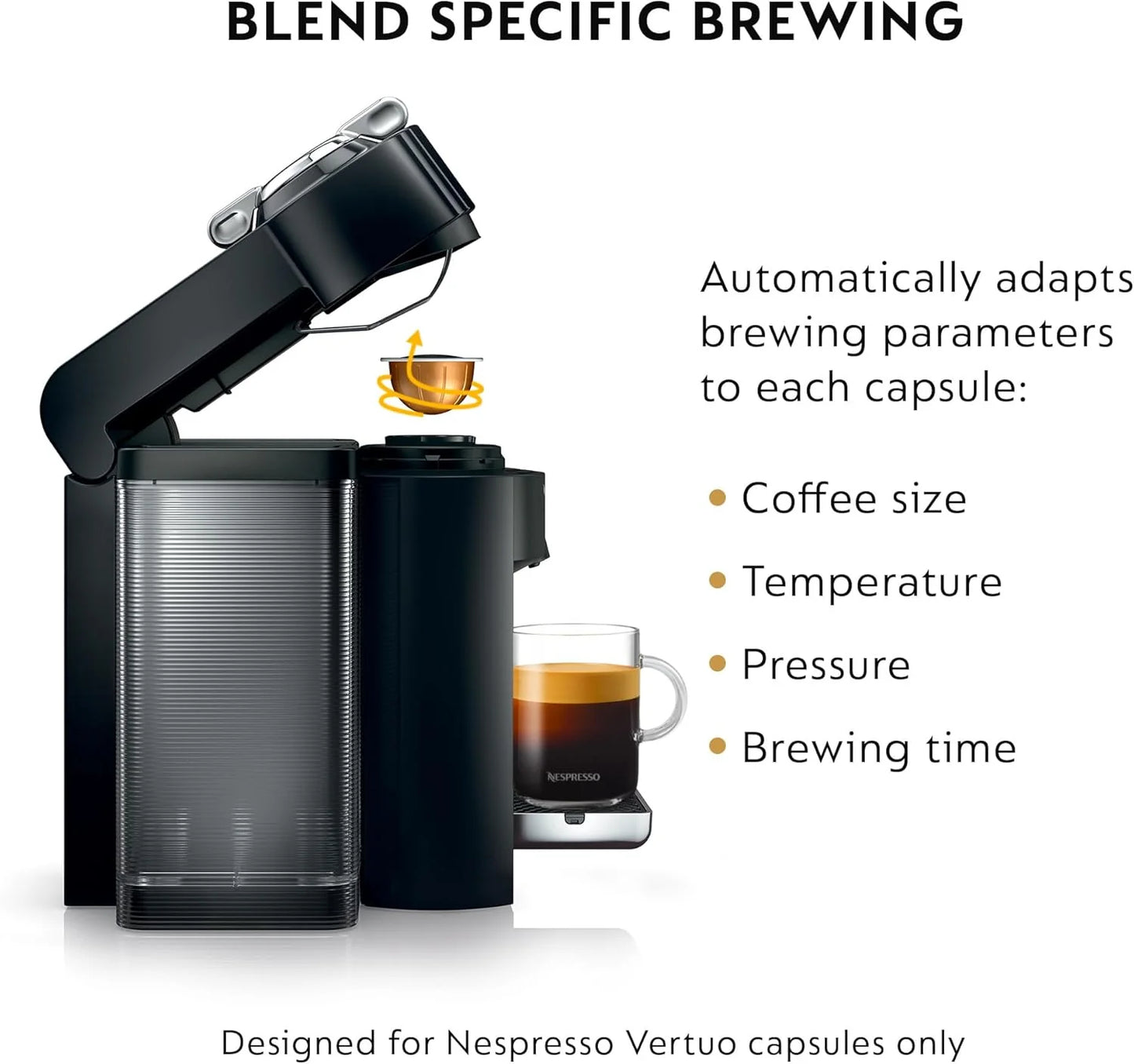 Nespresso De'Longhi Vertuo Single coffee and espresso makers