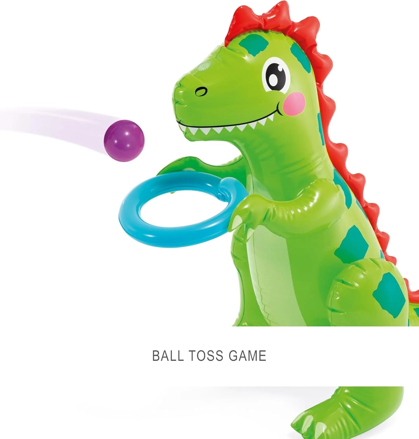 Intex 96" x 78" x 28" Inflatable Jungle Adventure Play Center Spray Kiddie Pool - Backyard Kids Water Slide, Outdoor Blow-Up Splash Pad for Toddlers