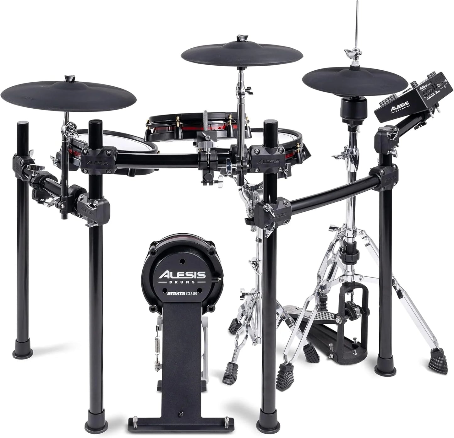 Alison Strata Prime Electronic Drum Set with Touch Screen Dual Area Grid Head