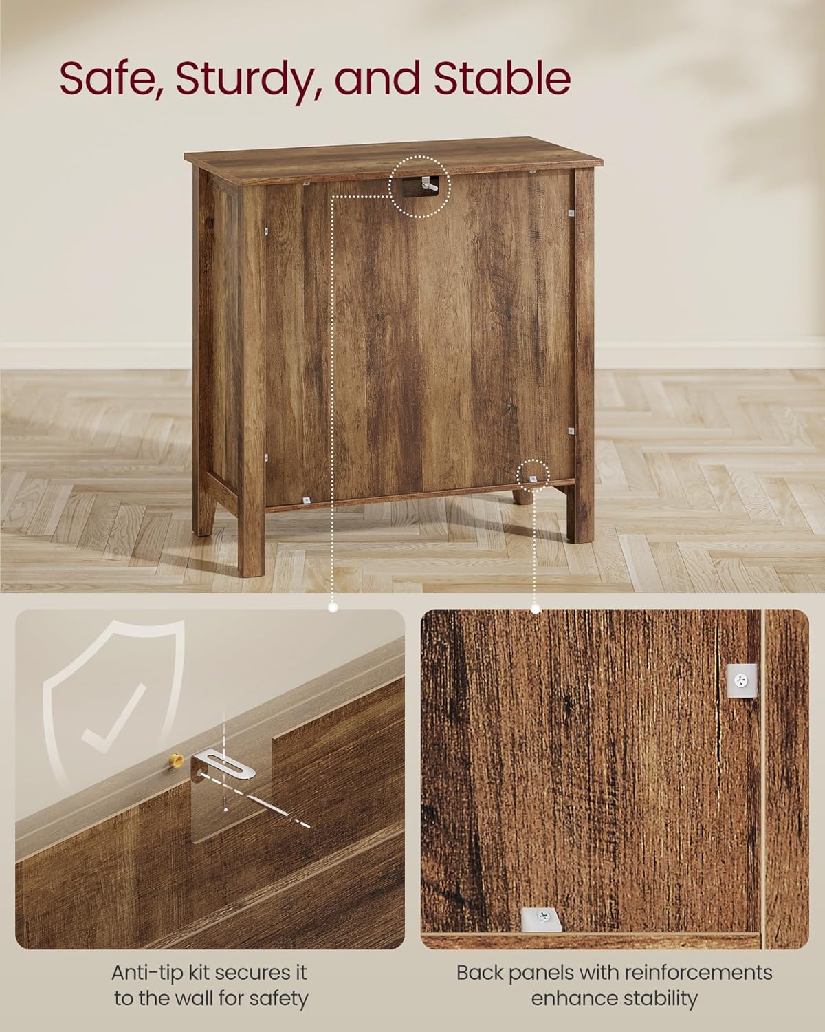 Storage Cabinet Buffet Cabinet with Adjustable Shelves