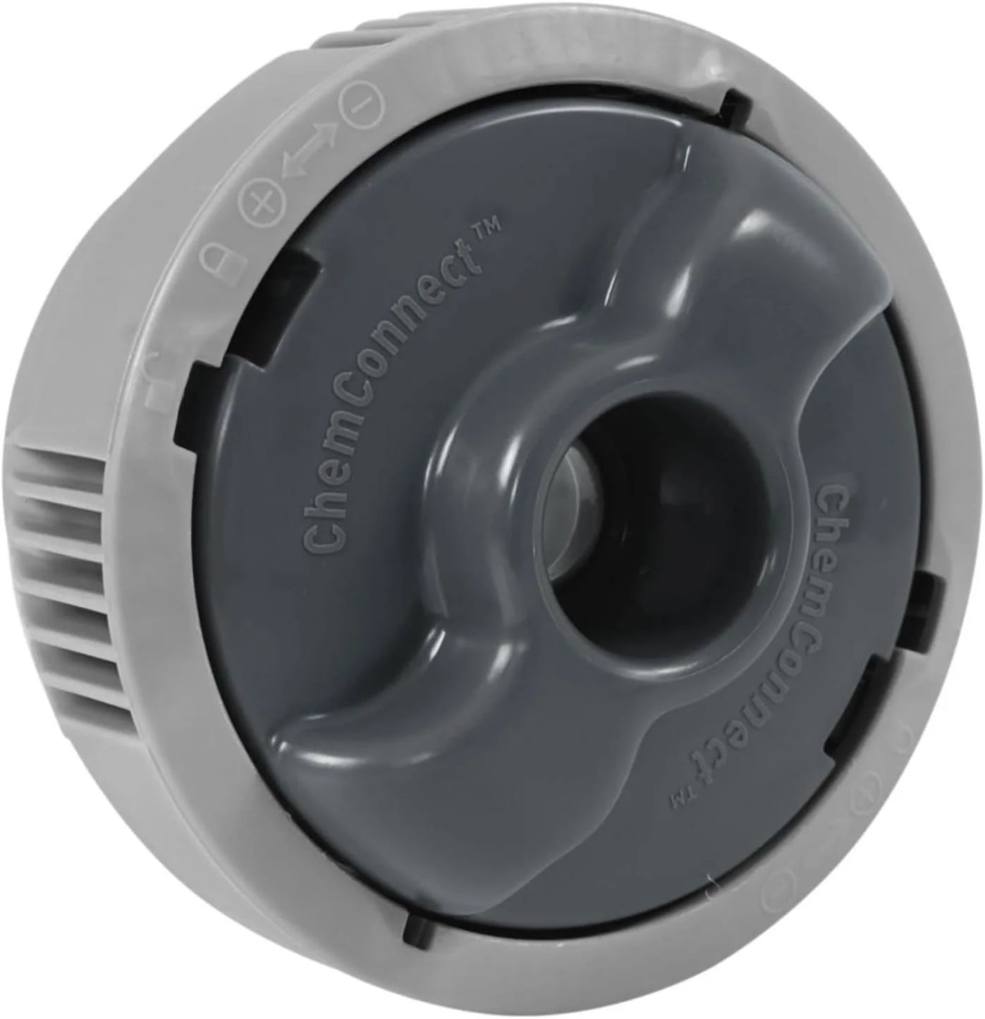 SaluSpa Aruba AirJet Large Round 2 to 3 Person Inflatable Hot Tub Portable Outdoor Spa with 110 AirJets and EnergySense Cover, Grey