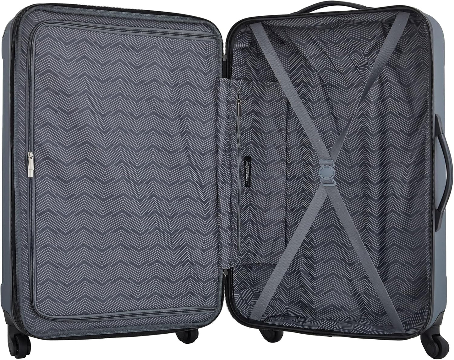 Hardside Travel Luggage, Lilac, Set of 4