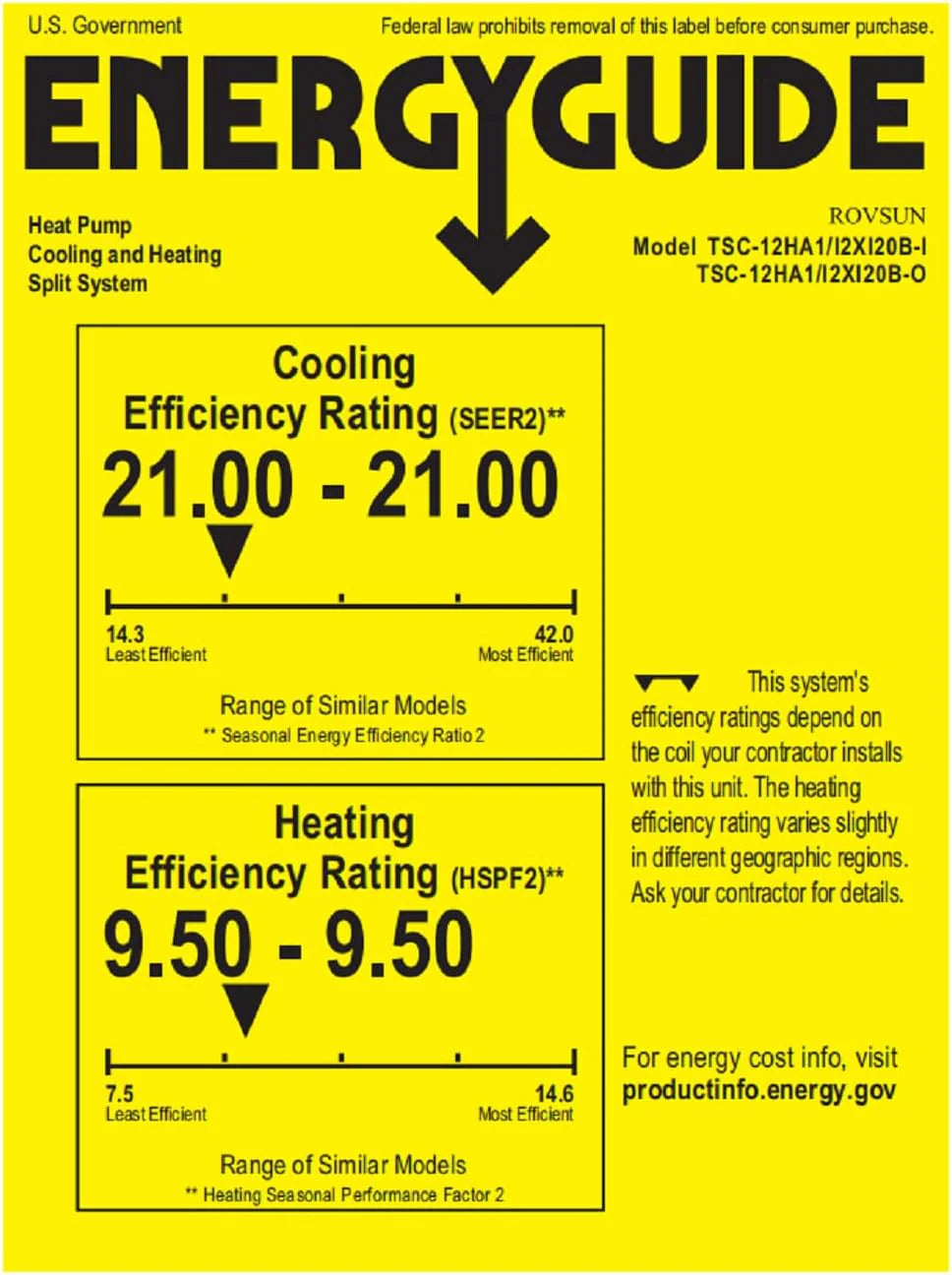 ROVSUN 9000 BTU Wifi Enabled Mini Split Air Conditioner & Heater with Inverter, 19 SEER2 Energy Saving 115V Ductless Split AC Unit with Pre-Charged Condenser, Heat Pump & Installation Kit