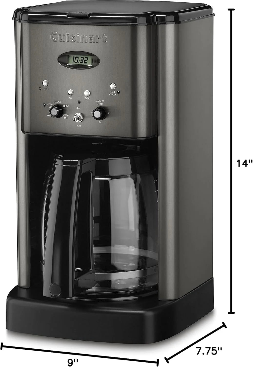 DCC-1200P1 12-Cup Programmable Coffeemaker Coffee Maker, Carafe