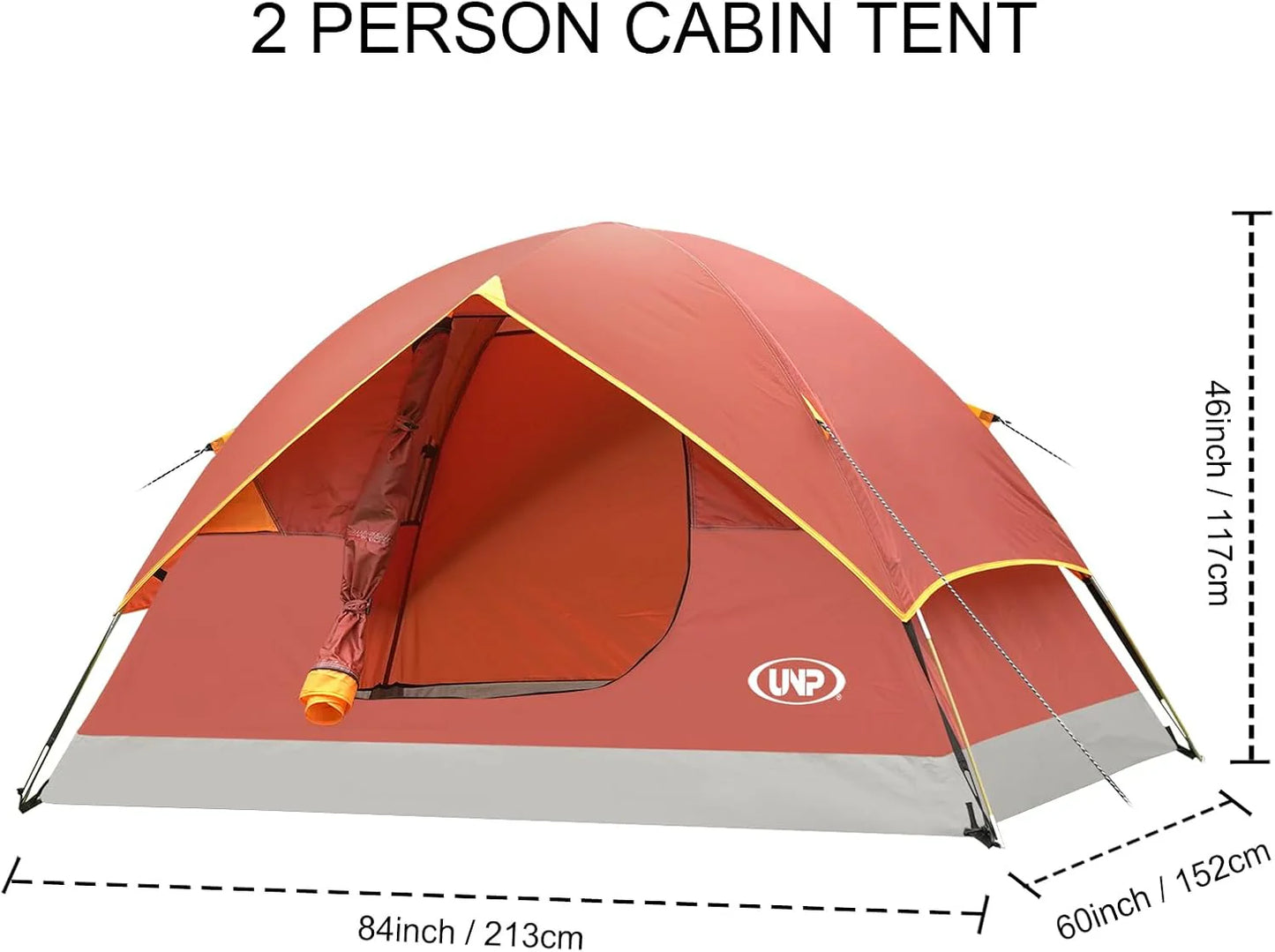 Camping Tent 2/3/4/6 Person Dome Tent Portable Camping Tent for Outdoor and Backpacking Beach