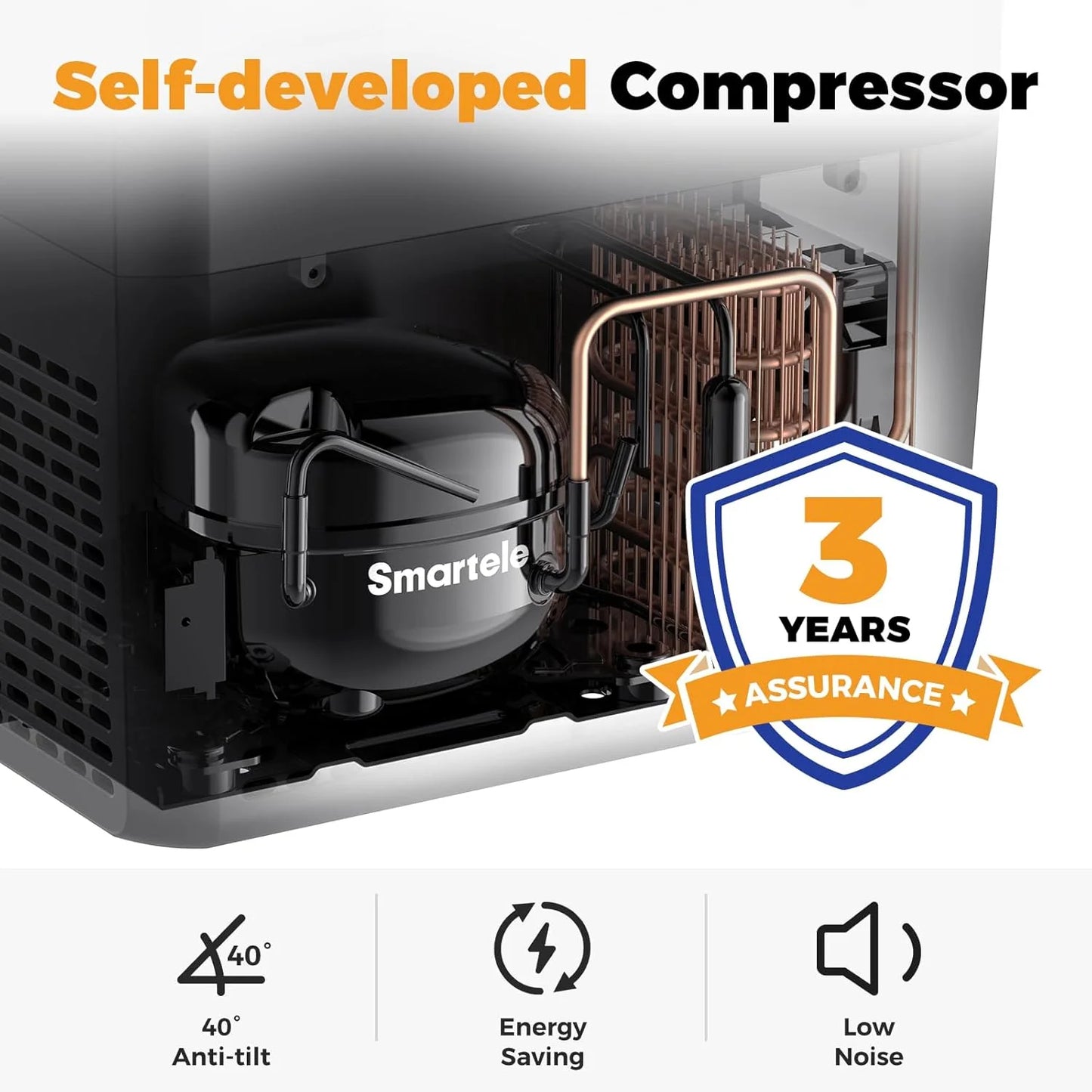 12V Refrigerator 21 Quart Portable Freezer 50 Hours Keep Cool,Electric Cooler for Vehicles Car Refrigerator 12V Portable Fridge for Car Camping Truck Van RV SUV Road Trip Travel RF20