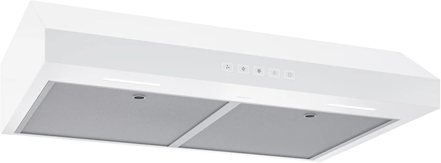 Broan-NuTone Three-Speed Glacier Undercabinet Range Hood with LED Light, ADA Compliant