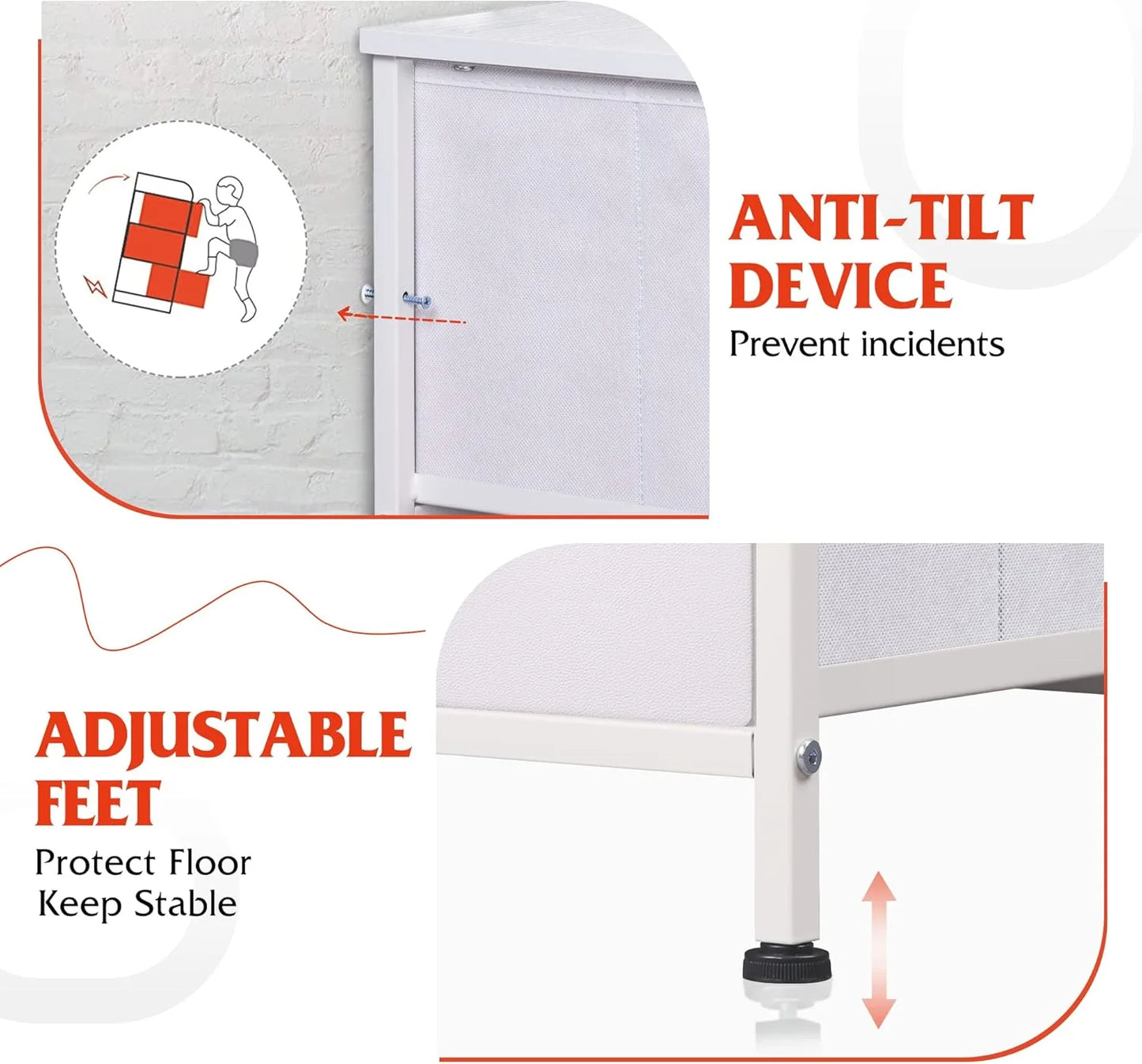 WLIVE Storage Organizer Unit with 13 Fabric Bins, Storage Drawers Organizer with Steel Frame, Tall Storage Tower Organizaton for Living Room, Hallway, Office, Charcoal Black