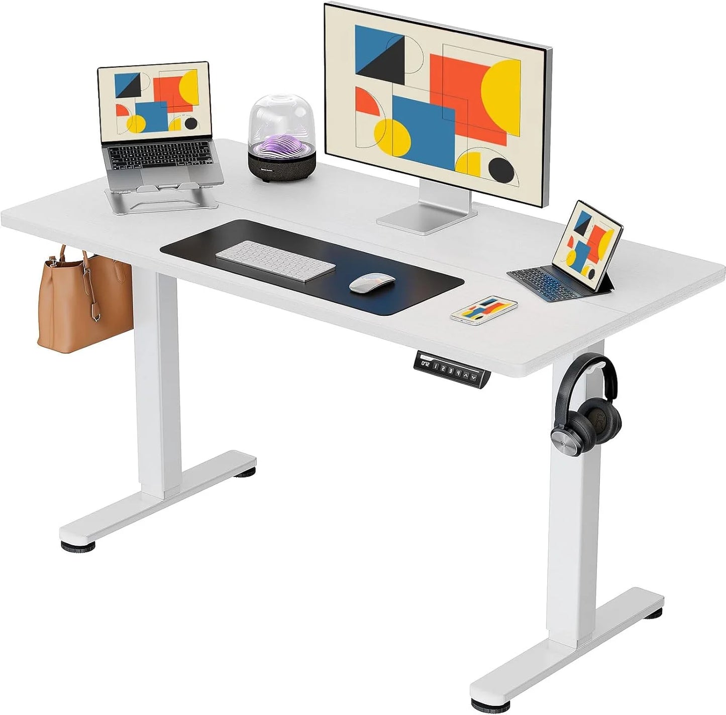 Height Adjustable Electric Standing Desk 47.2 x 23.6 Inches