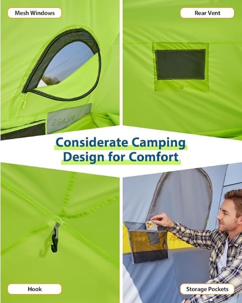 Truck Portable Bed Tent with Extra Rain Cover for Camping and Outdoor Activities