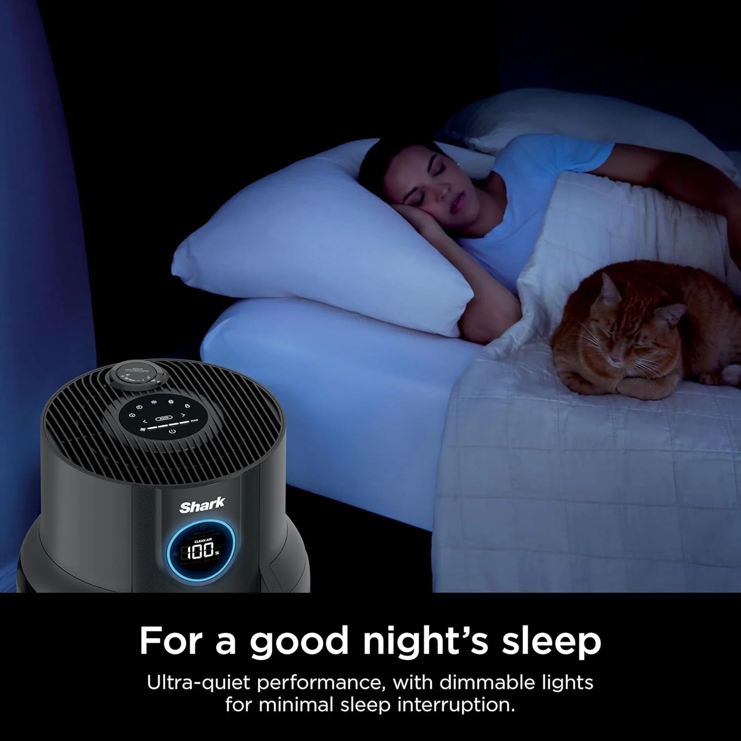 Air Purifier Compact Pro with Long-lasting HEPA Exceeding Filtration, For Pet Dander, Dust, Smoke, Allergens, Up to 250 sq. ft.