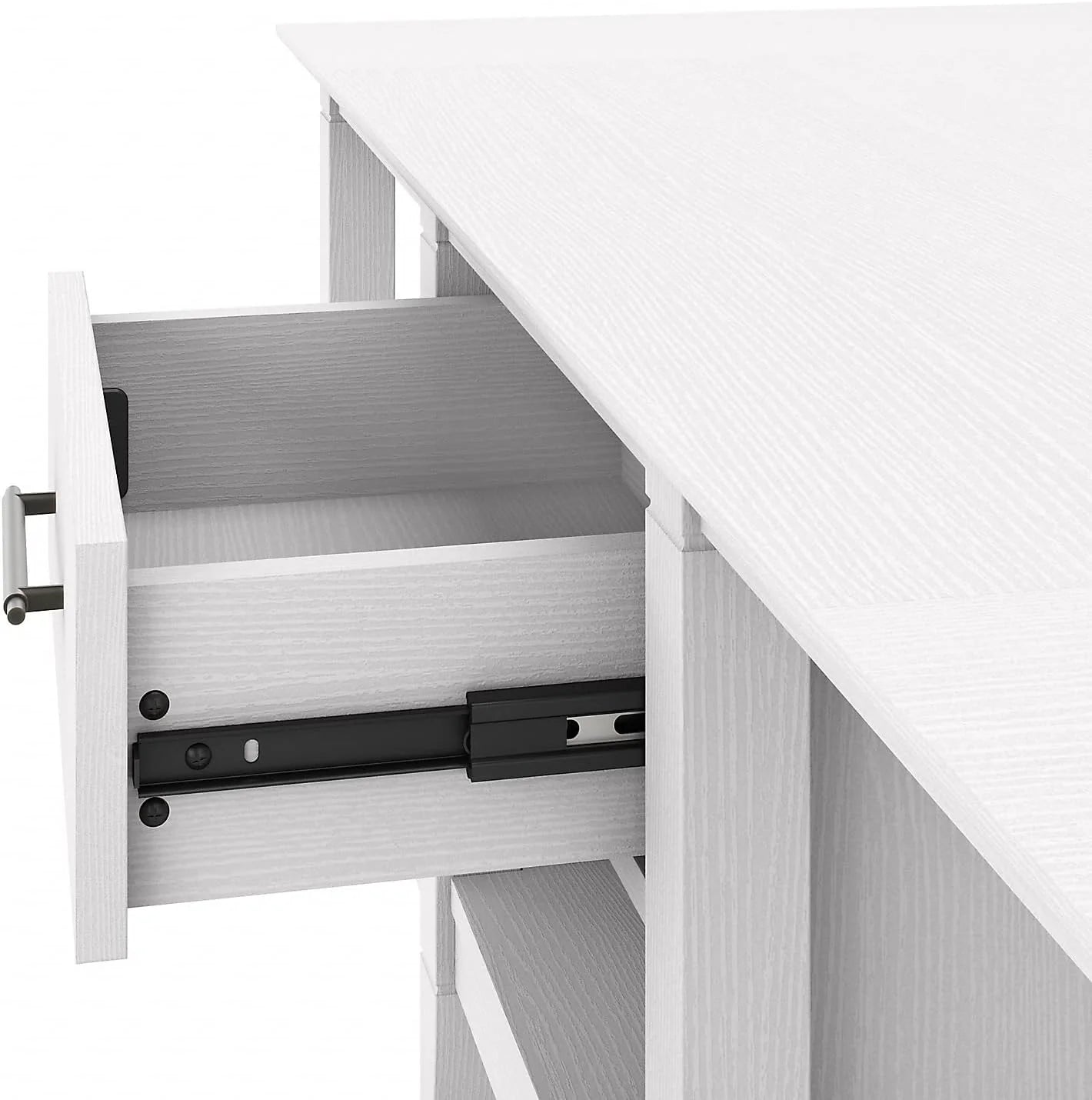 Key West Coffee Table with Storage in Washed Gray