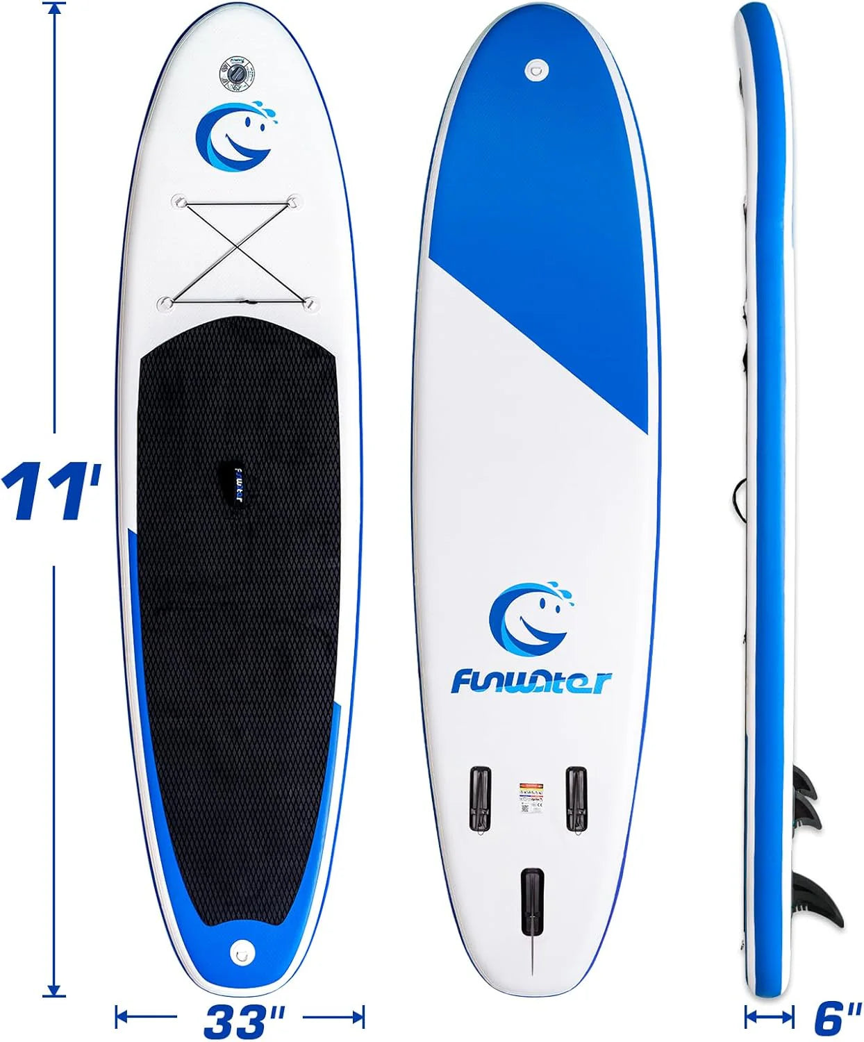 FunWater Stand Up Paddle Board Ultralight Inflatable Paddle Board with SUP Accessories