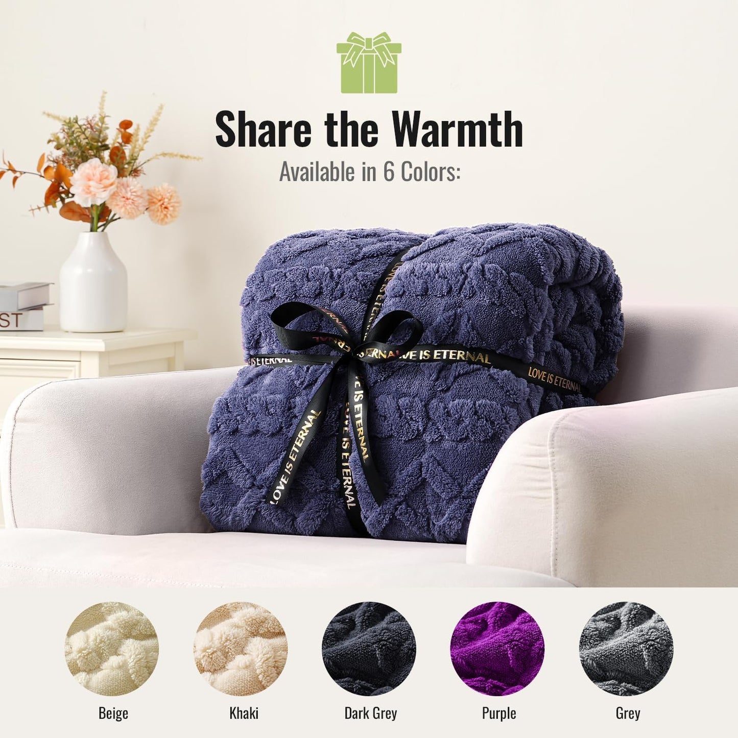 Weighted Blanket for Adults Queen Size 15lbs 60x80 inches