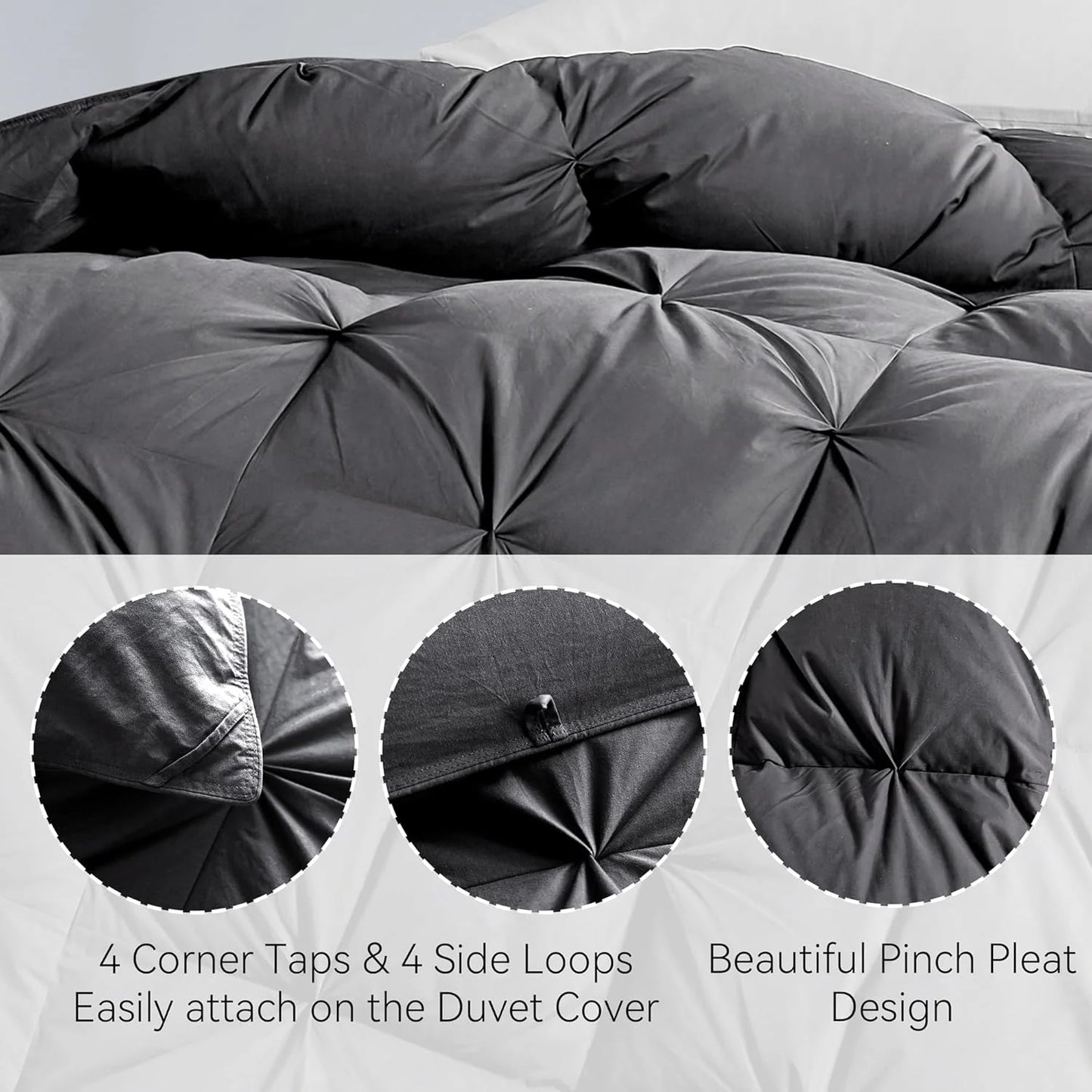 Premium Down Comforter 3D Baffle Box Design