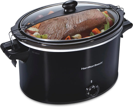 Slow Cooker, Extra Large 10 Quart, Stay or Go Portable With Lid Lock