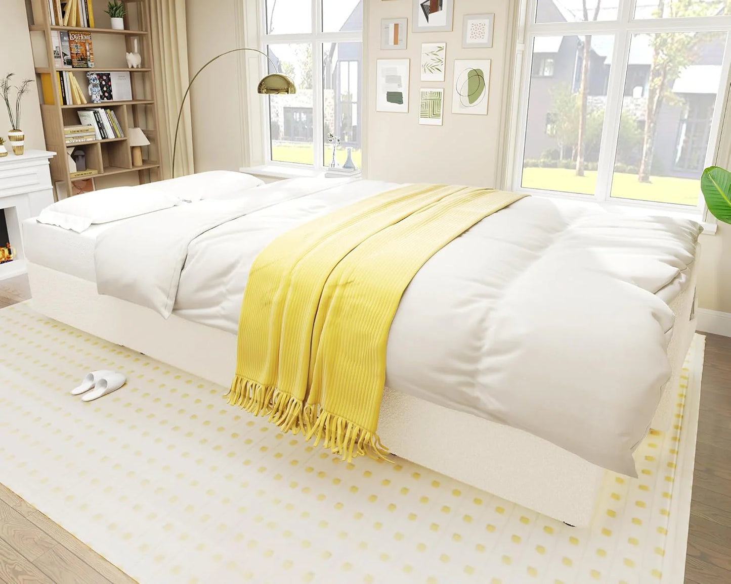 VanAcc Sofa Bed, Sleeper Sofa with Storage Chaise- 2 in 1 Pull Out Couch Living Room, Comfy Sleeper Couch