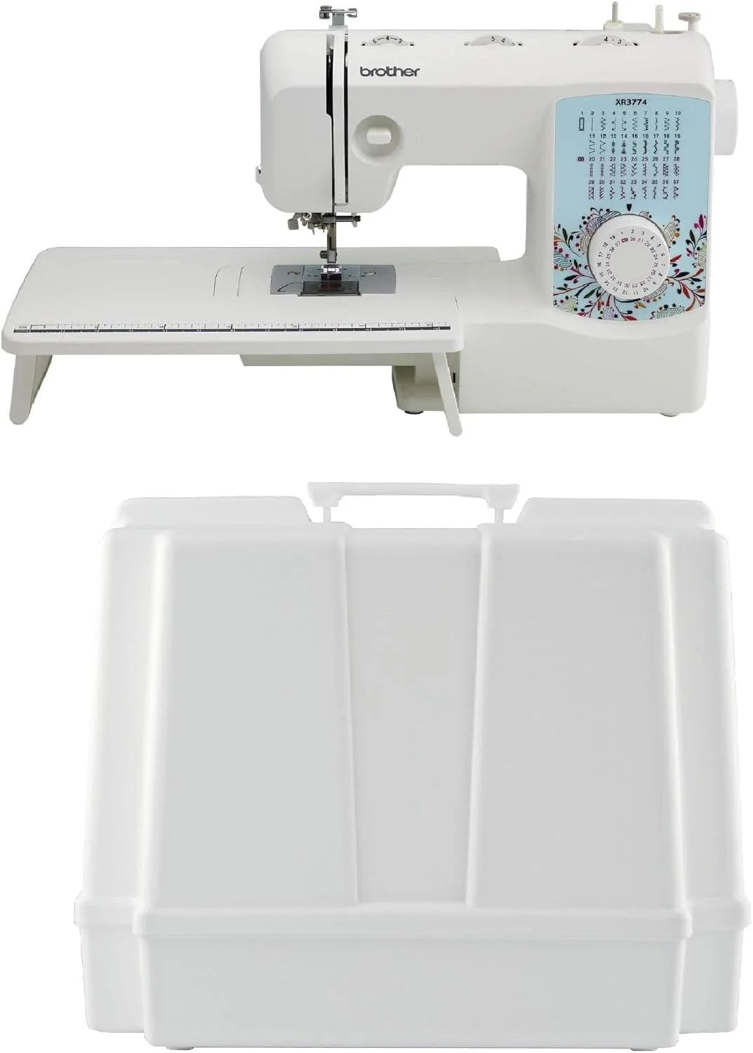 Sewing and Quilting Machine, XR3774, 37 Built-in Stitches, Includes 8 Sewing Feet