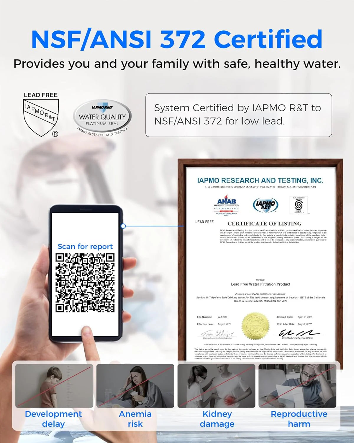 Waterdrop WD-A2 Countertop Reverse Osmosis System 3:1 Purified Water to Drain Ratio