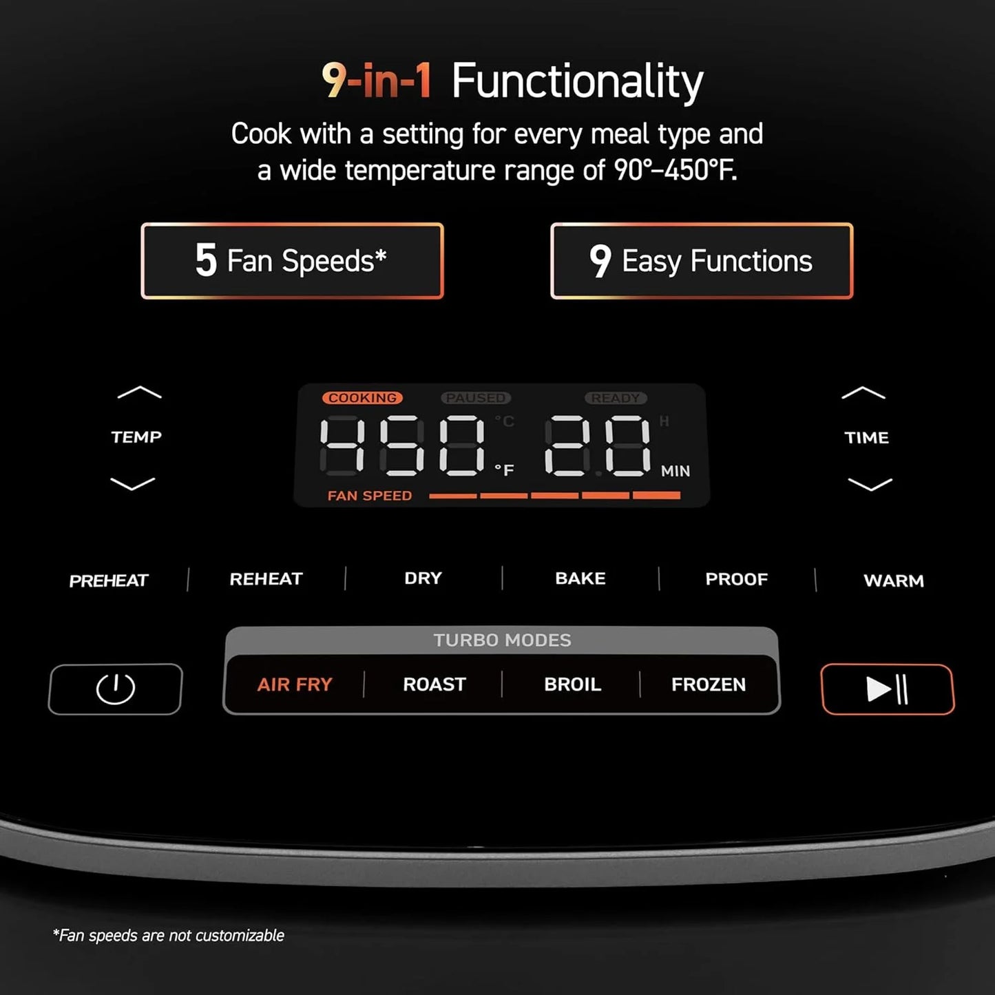 COSORI Pressure Cooker 6 qt, 9-in-1 Instant Multi Kitchen Appliances, Safer Venting Design, Rice Cooker, Slow Cooking Pot, Sous Vide, Saute Pot, 1100W, Stainless Steel