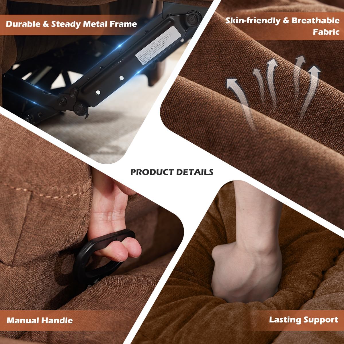 Recliner Loveseat with Cup Holders for Living Room