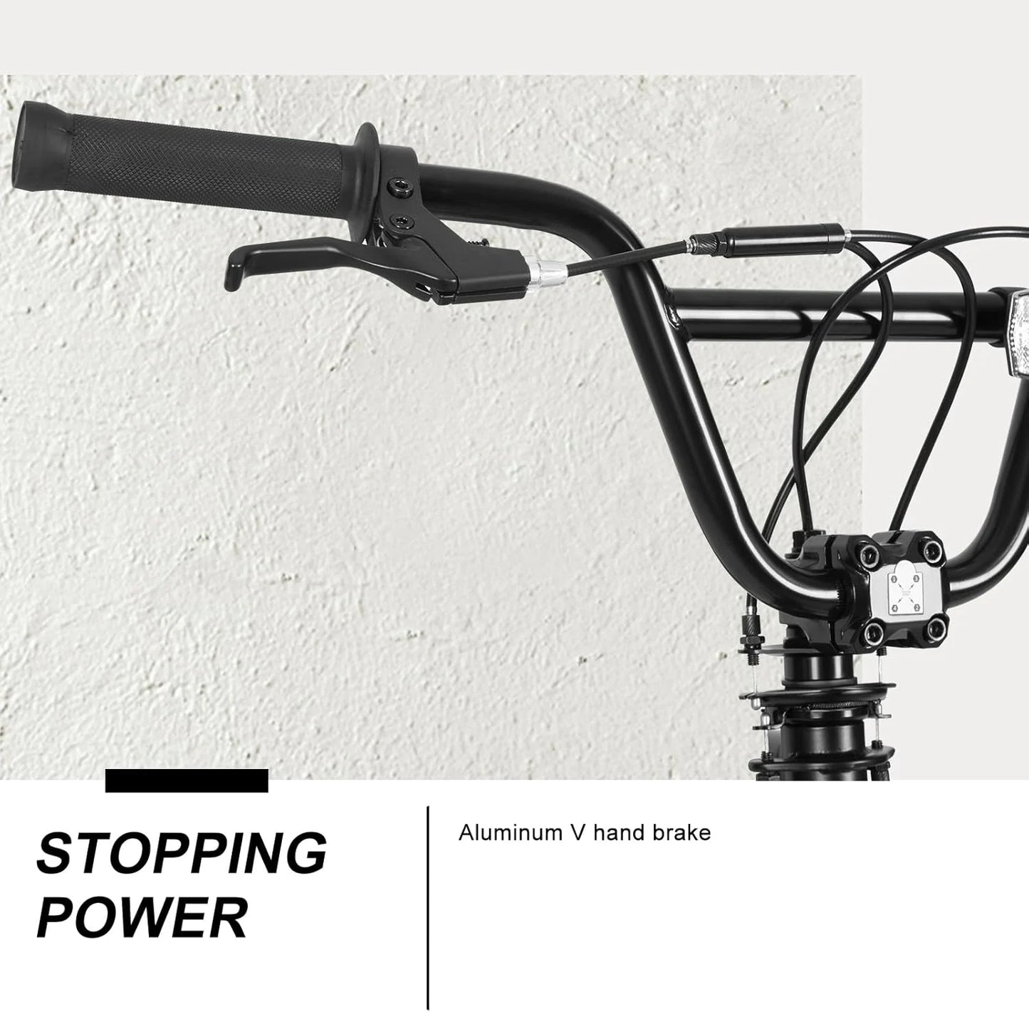 WEIZE Freestyle BMX Bicycle 20 Inch Stunt Bike for Kids and Adults Men and Women High Strength Steel Frame 360 Degree Rotor Freestyle