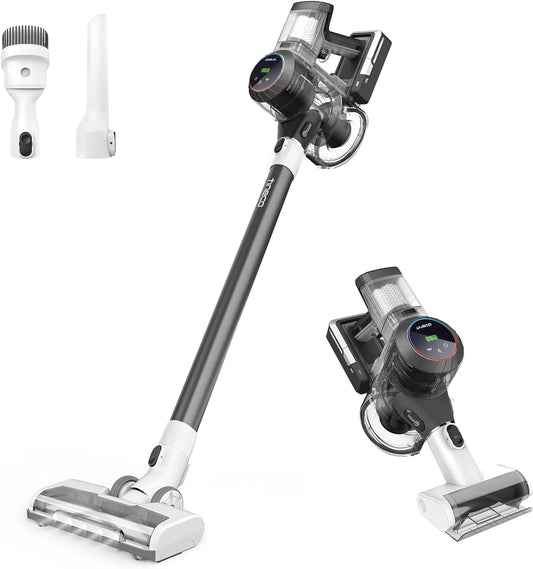 Cordless vacuum cleaner, smart stick handheld vacuum cleaner, strong suction, light weight, cordless handheld vacuum cleaner deep cleans hair, hard floors, carpets, cars