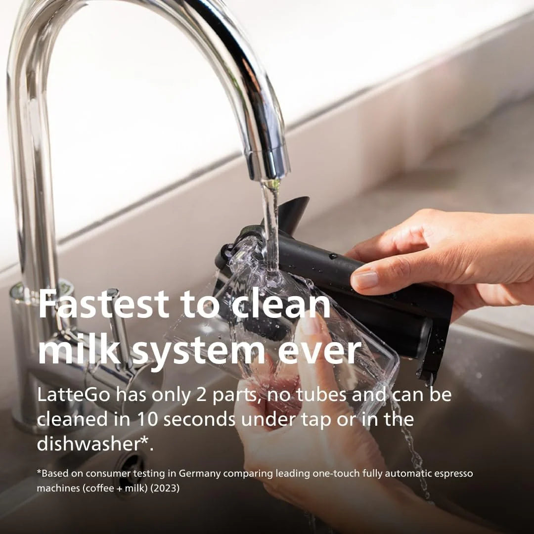 Fully automatic espresso machine - 6 hot and iced beverages with ceramic grinder