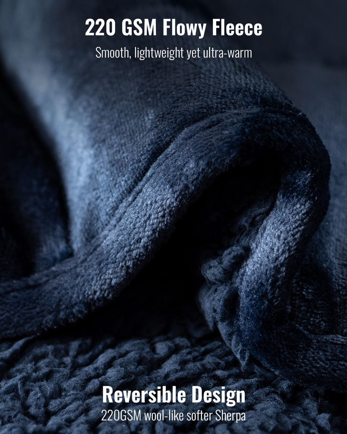 Weighted Blanket Queen Size 15lbs 60x80 inches with Soft Plush Fleece