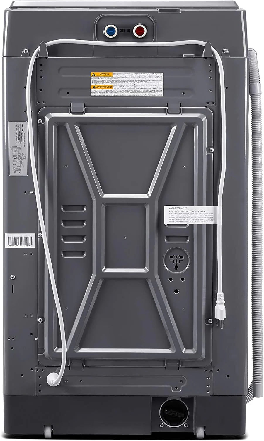 Comfee Portable Washing Machine, 0.9 Cubic Foot, with LED Display and Built-in Drum