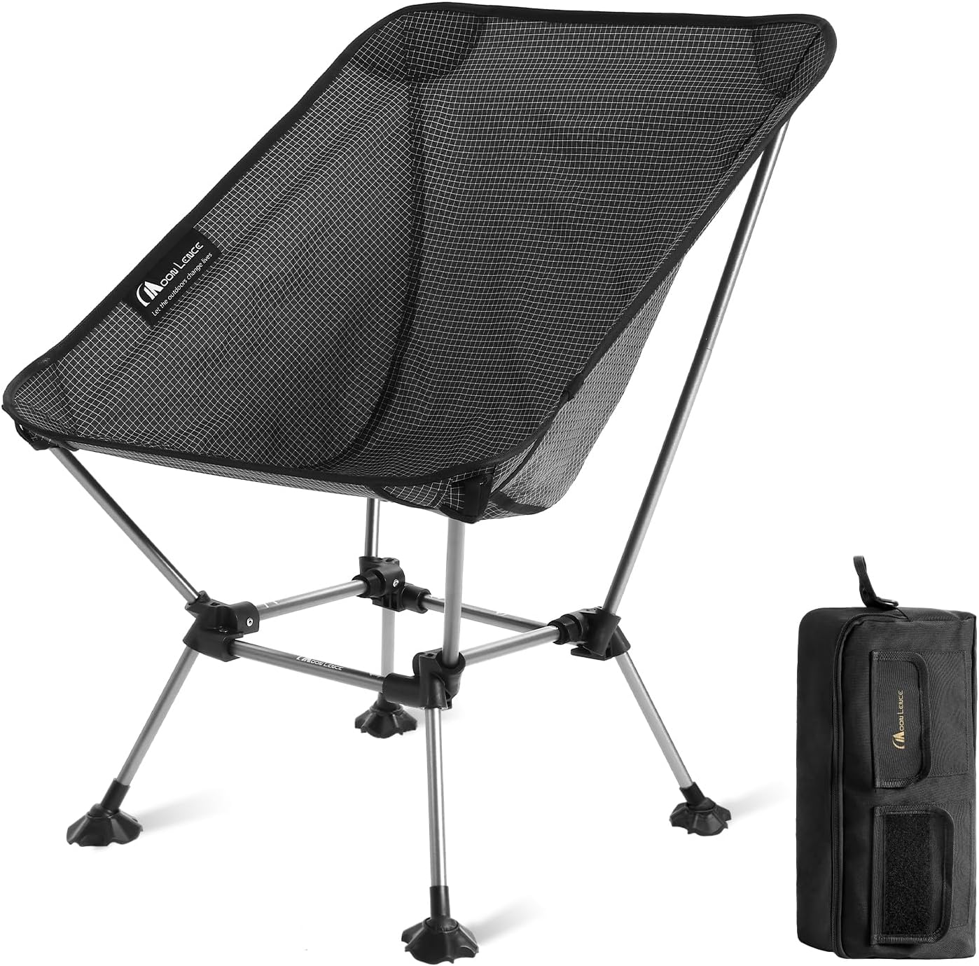 Portable Camping Chair Plus Folding Chair for Backpacking and Hiking