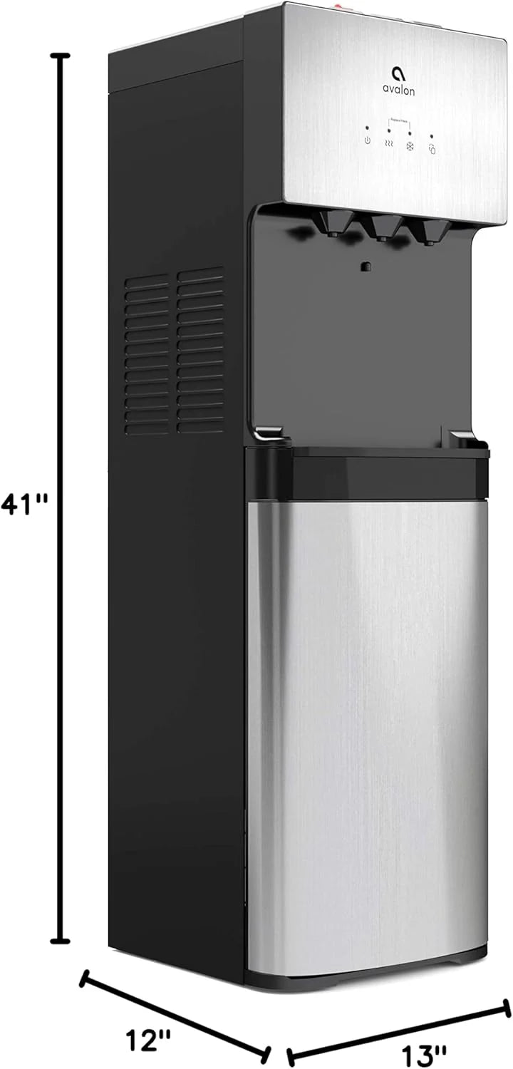 Avalon A3F Bottom Loading Water Cooler Dispenser with BioGuard-3 Temperature Settings-UL-Filtered